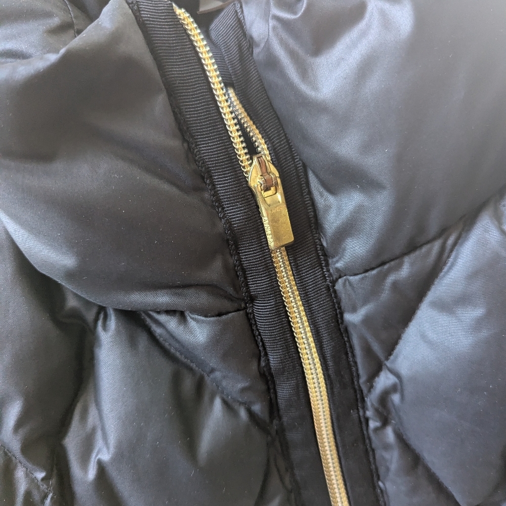 Athleta Responsible Down Black Quilted Puffer Jacket - Picture 3 of 5